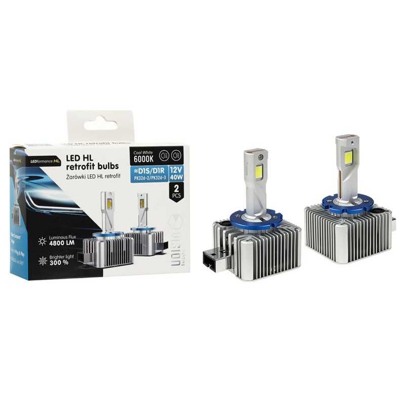 2pcs LED D1S/D1R 12V 40W 4800LM VISION