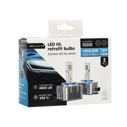 2pcs LED D1S/D1R 12V 40W 4800LM VISION