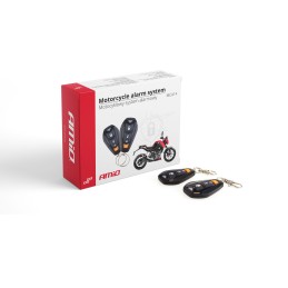 Motorcycle alarm with remote controls