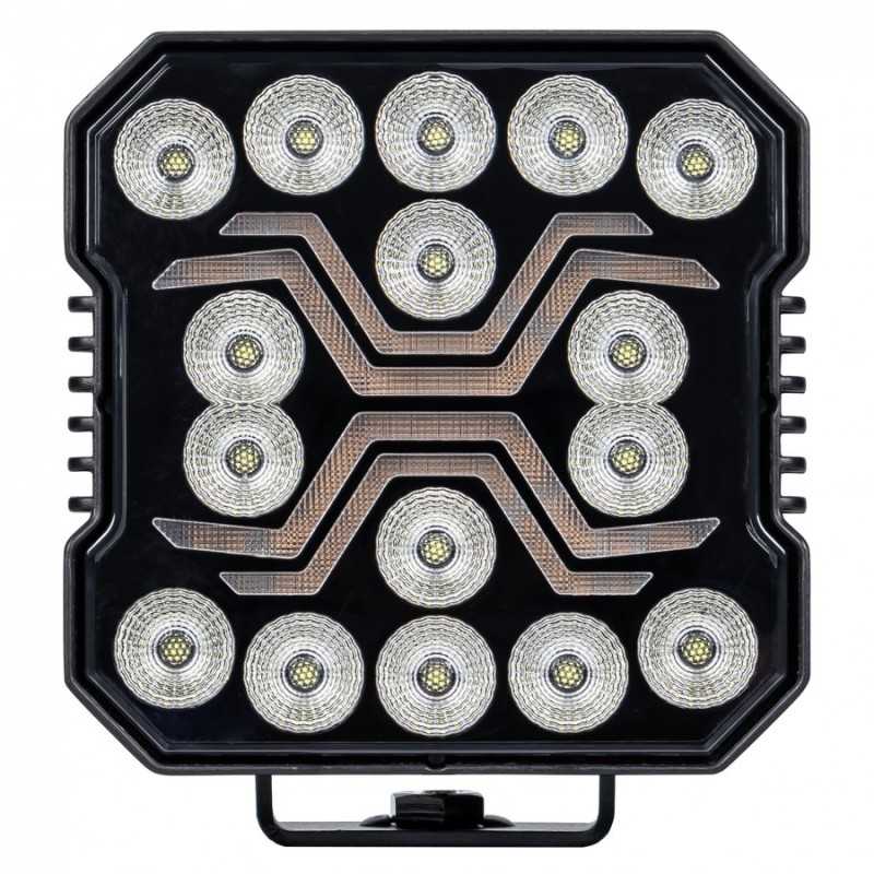 Square LED work light 12-24V X-SPIDER