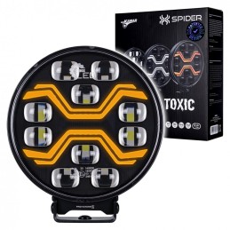 LED high beam headlight 10000 lm 12-24V homologation 22cm