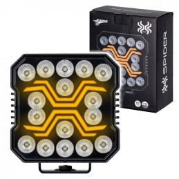 Square LED work light 12-24V X-SPIDER