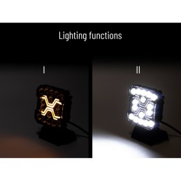 Square LED work light 12-24V X-SPIDER