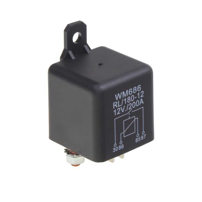 relay automatic for charging the second battery 12V/200A relay automatic for charging the second battery 12V/200A