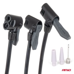 Hand metal pump with pressure gauge