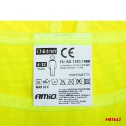 Reflective vest for children, yellow Reflective vest for children, yellow