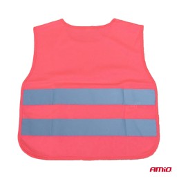 Children&#39;s high-visibility vest pink SMILE