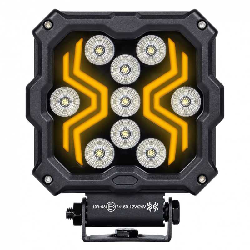 Square LED work light 12-24V X-SPIDER