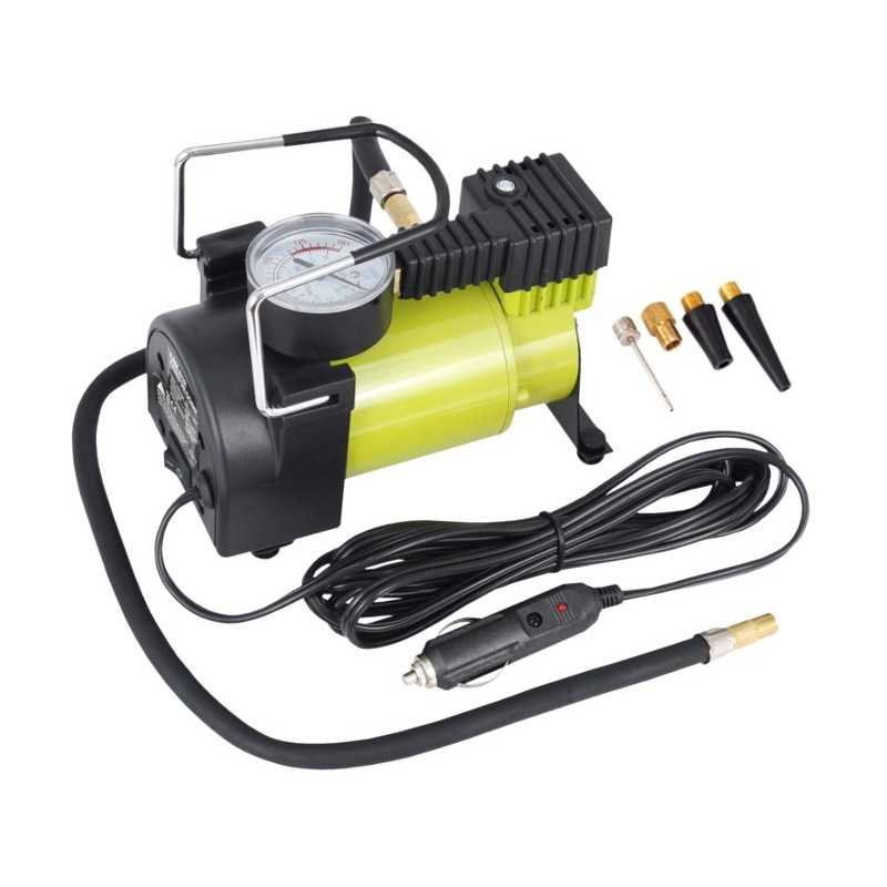 compressor 12V/230V, 11 bar, 4 adapters