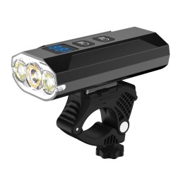 Bicycle lights, front + rear, power bank