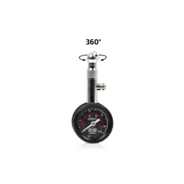 Metal rubberized tire gauge PROFI HEYNER 4.5 bar