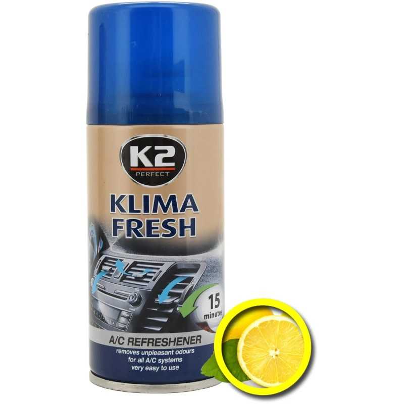 Air conditioner freshener K2 KLIMA FRESH LEMON