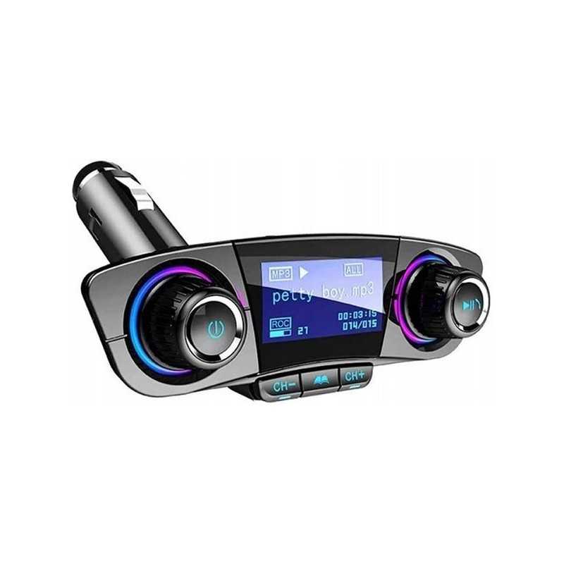 FM modulator - car transmitter with Bluetooth USB