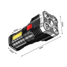 Rechargeable LED flashlight