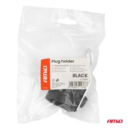 Trailer plug holder black