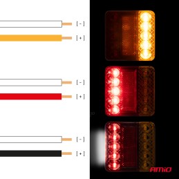 Rear combined LED light 12-24V