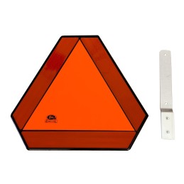 reflective plastic warning triangle + holder
