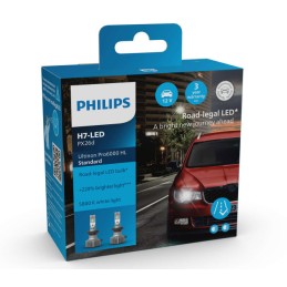 2pcs LED H7 Ultinon Pro6000 HL Standard PHILIPS