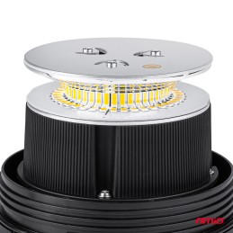 LED beacon for pole 12V-24V orange