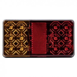 Rear combined LED light L/R 12V + license plate
