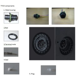 TYCO connector - repair kit for light on cable