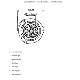TYCO connector - repair kit for light on cable