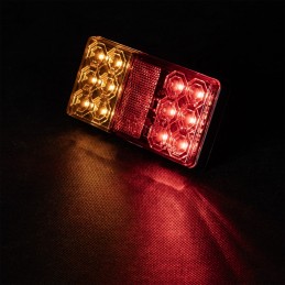 Rear combined LED light L/R 12V + license plate