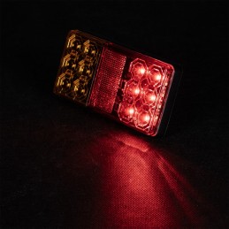 Rear combined LED light L/R 12V + license plate