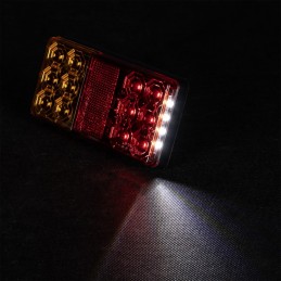 Rear combined LED light L/R 12V + license plate