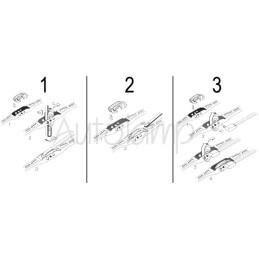 HELLA metal wiper 525mm (21´´) UNPACKED