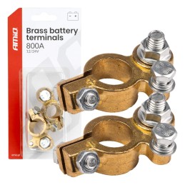 Brass battery terminals...