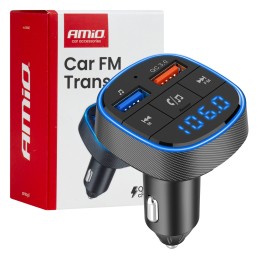 FM transmitter 2xUSB-A 12V 24V