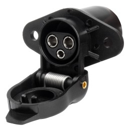 zásuvka 3P s krytkou