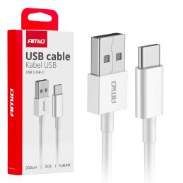 Kabel USB na USB-C 2A 200cm...