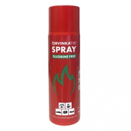 Fire extinguisher spray...