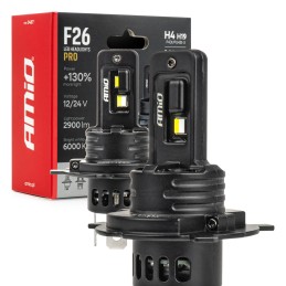 2pcs LED bulb H4/H19 12/24V...