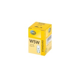HELLA Bulb 12V 5W W2, 1x9, 5d