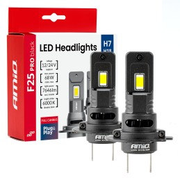 2pcs LED bulb H7 12/24V...