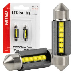 Amio 2pcs LED bulb 12/24V...