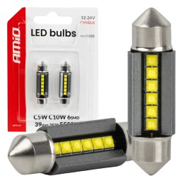 Amio 2pcs LED bulb 12/24V...