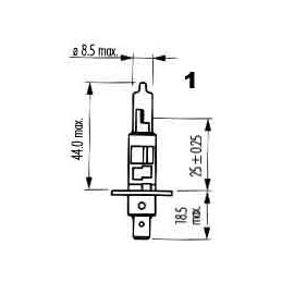 žiarovka H1 24V 70W P14,5s NARVA