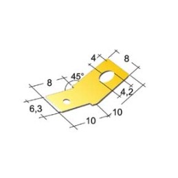 konektor nýtovací 6,3mm...