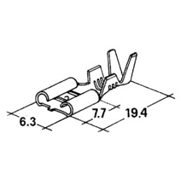 konektor 6,3mm 1-2,5mm...