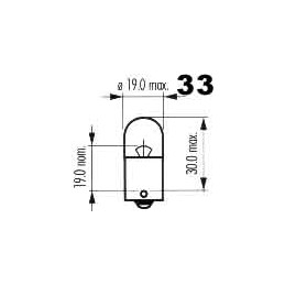 žiarovka 24V 5W BA15s NARVA (R5W)